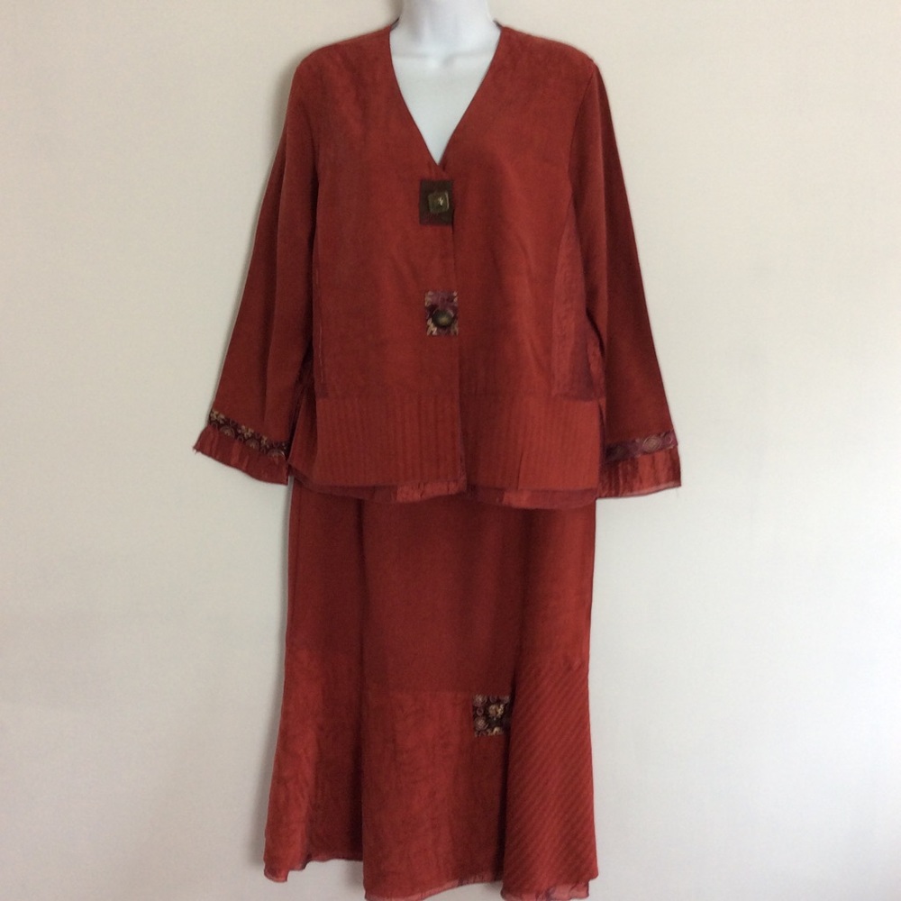 Neil & David 2 piece dress silk blend